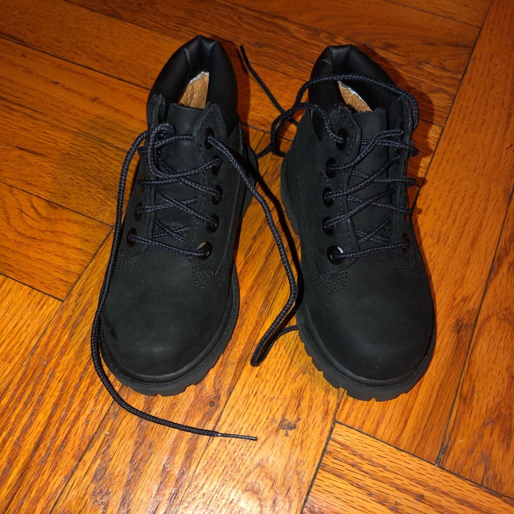 Timberland Kids Black Boots